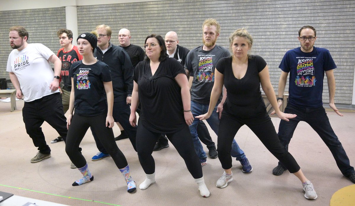 MTPLondon's tweet image. ❤️🧡💛💚💙💜 Get a glimpse into the rehearsal hall with Jacob and all of his sons. The hysterical drama and mischievous scheming unfold in #MTPJoseph coming to the McManus Stage at the Grand Theatre March 27-April 5th. #JacobAndSons #AnyDreamWillDo

📸 Ross Davidson