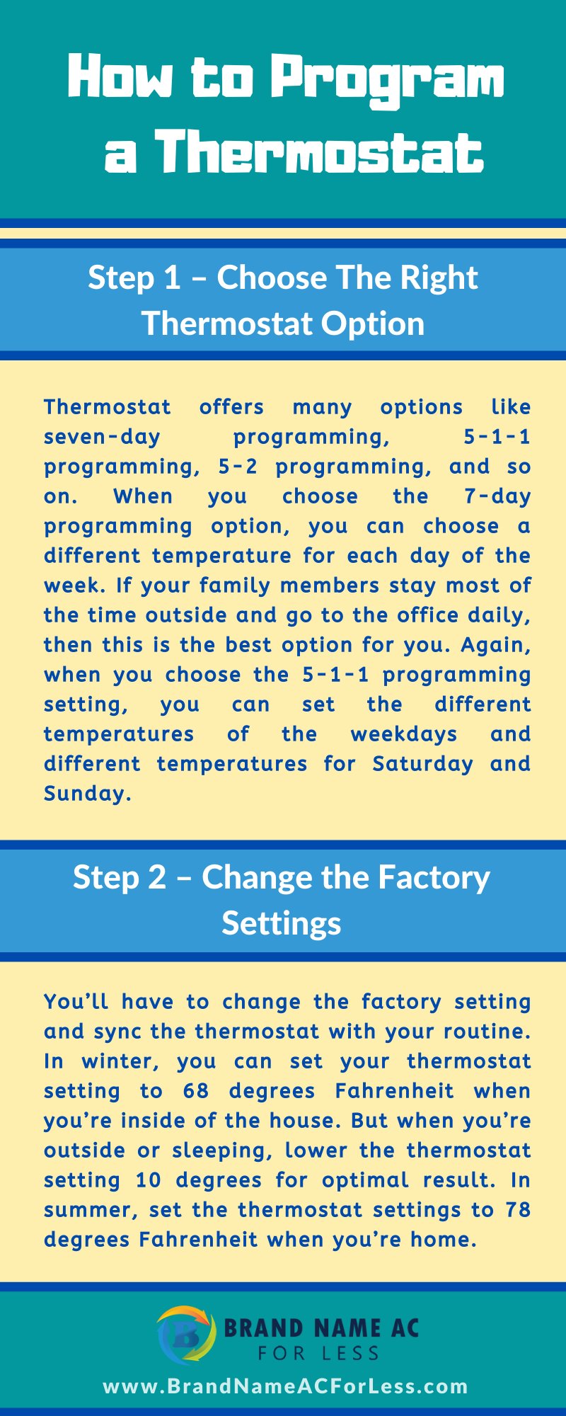 How to program your thermostat