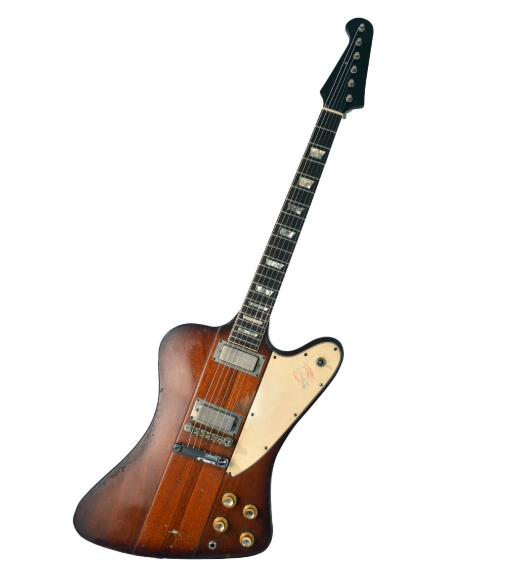 Happy Birthday Johnny Winter!! Johnny Winter\s 1963 Gibson Sunburst Firebird V 