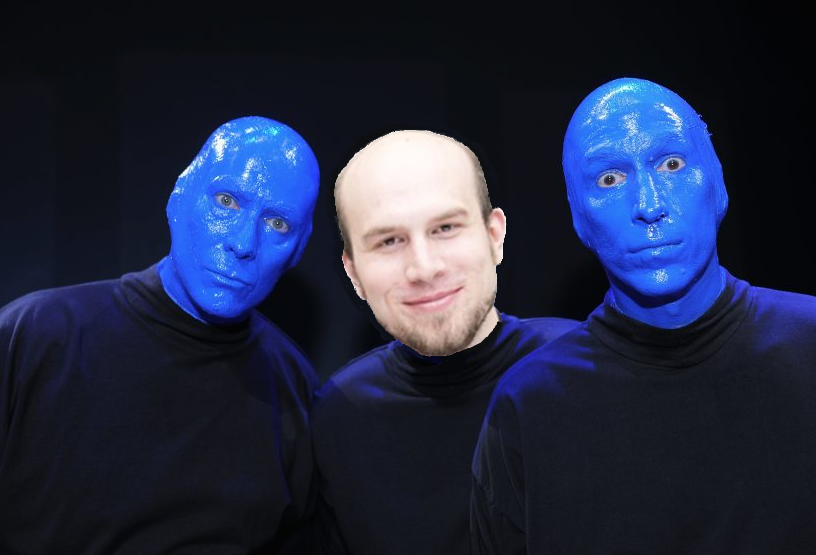 StudioSecurity's tweet photo. What does the Blue Man Group and SecurityStudio have in common? Just the color blue and one of us is bald. Come and meet the @StudioSecurity team during @RSAConference 2020, booth N-4134 in Moscone Center. You'll find us in bright royal blue t-shirts and shoes. #RSAC #S2RSA https://t.co/CAMpfLtSBa