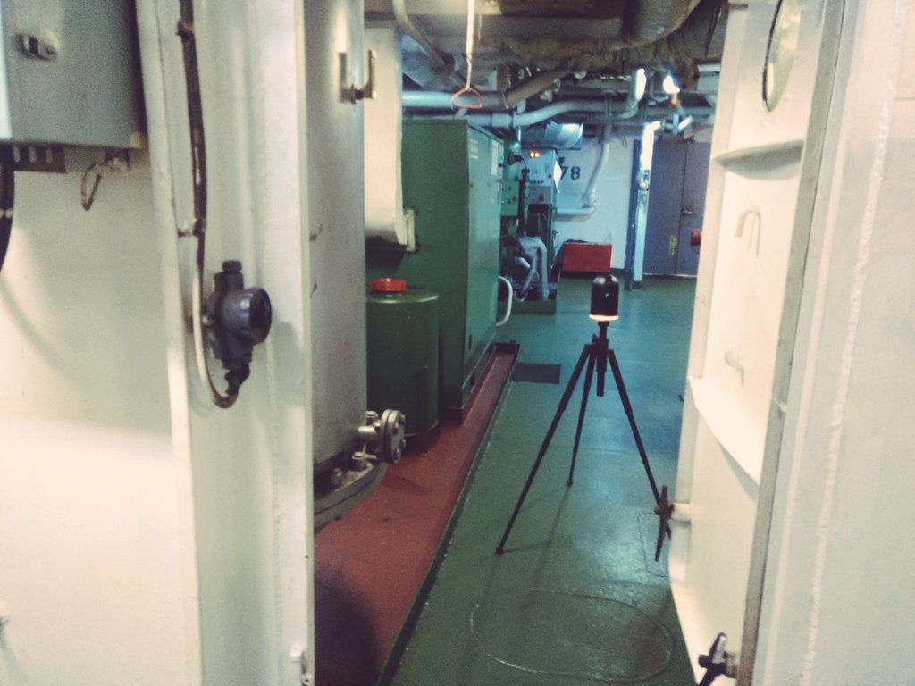 3D scanning of 14000 dwt tanker at Port Chernomorsk, Ukraine . 
#ErmaFirst #BWTS #ballasttreatment