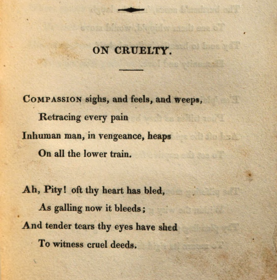 JohnClareSoc's tweet photo. #PoemsDescriptive2020 is back today (sorry for the radio silence!) with the poem 'On Cruelty'. Another example of Clare's compassionate advocacy for the nonhuman and acute sense of injustice... https://t.co/ekqOhIQMQU