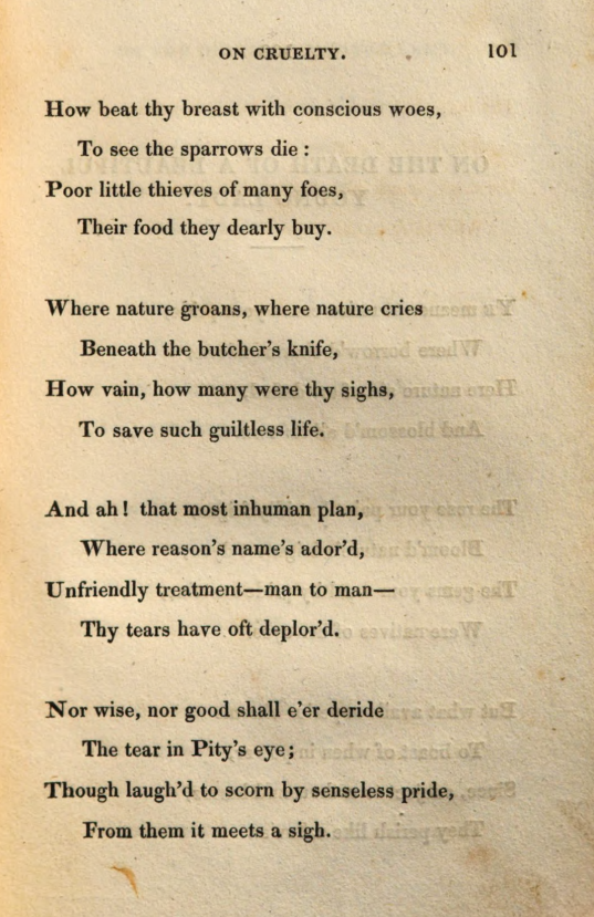 JohnClareSoc's tweet photo. #PoemsDescriptive2020 is back today (sorry for the radio silence!) with the poem 'On Cruelty'. Another example of Clare's compassionate advocacy for the nonhuman and acute sense of injustice... https://t.co/ekqOhIQMQU