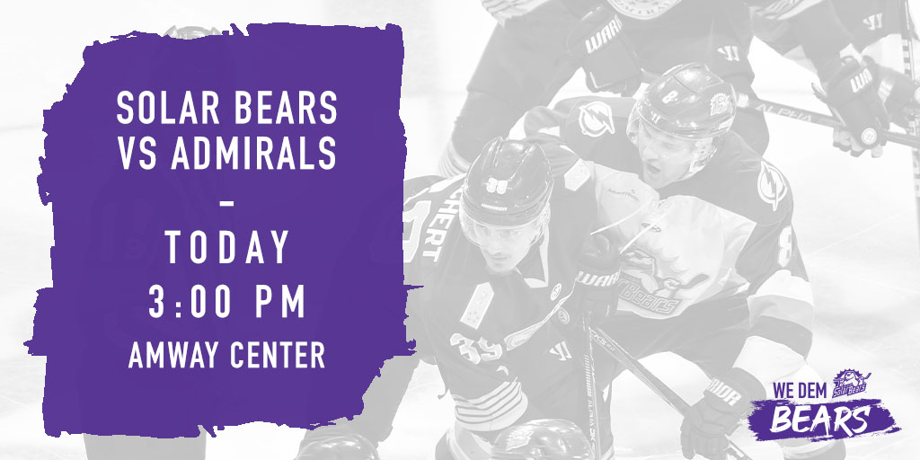 OrlandoHockey's tweet photo. Looking to extend our home winning streak to four games today!

🆚 @NorfolkAdmirals 
🏟 @JewettOrtho Rink @AmwayCenter 
⏰ 3 PM
🎟https://t.co/rh7xy0O28d
📺 https://t.co/pOyY0vxnbS
🔊 https://t.co/nOuPcUIJOj
🎧 https://t.co/IXyq5m2kyG
#️⃣ #OSBvsNOR https://t.co/340qAsJ9AV