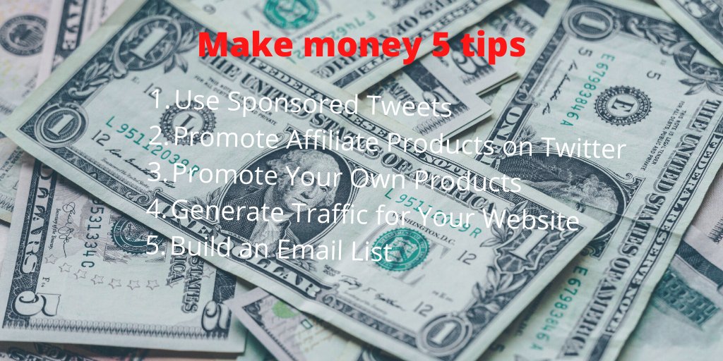 LisaMBeets1's tweet photo. Make money online 5 tips😃😃😃
#makemony #5tips #moneyonline #usa https://t.co/F55YVuCRzC