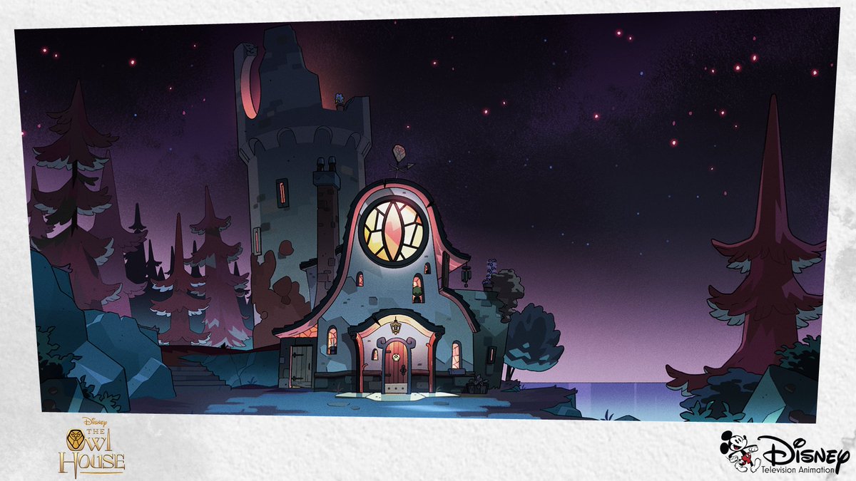 It definitely took a sprinkle of magic to design these #TheOwlHouse backgrounds🤩 RT if you agree!