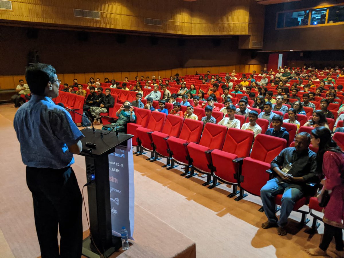 mitali_inamdar's tweet photo. Closing talk by @yash_gupta_1962 Prof Yashwant Gupta on 'Listening to the Universe'. Thank you sir for enlightening us about the universe beyond the visible range. @sanshodhanindia
@nfai @NCRA_Outreach #PuneSciFifest #PSFF #SETI #astrophysics #physicts #scienceoutreach https://t.co/zoHkvOPOEP