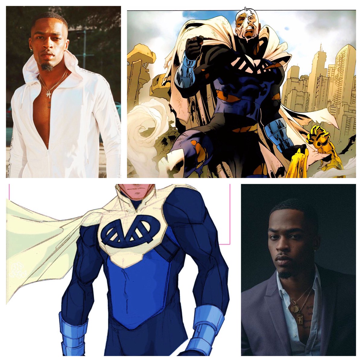 AntiMatterBorn's tweet image. 𝑨𝒅𝒂𝒎 𝑩𝒓𝒂𝒔𝒉𝒆𝒂𝒓  —  𝑩𝒍𝒖𝒆 𝑴𝒂𝒓𝒗𝒆𝒍

                 Civil Rights Activist and scientist turned legend. ———
          
       ❝The Heavy Hitter❞

Fighter, Scientist, Hero
 
       MCU (Xovers Welcomed)

            Descriptive account.
   
╭ #𝔻𝕠𝕣𝕪 ╯

𝐑𝐓