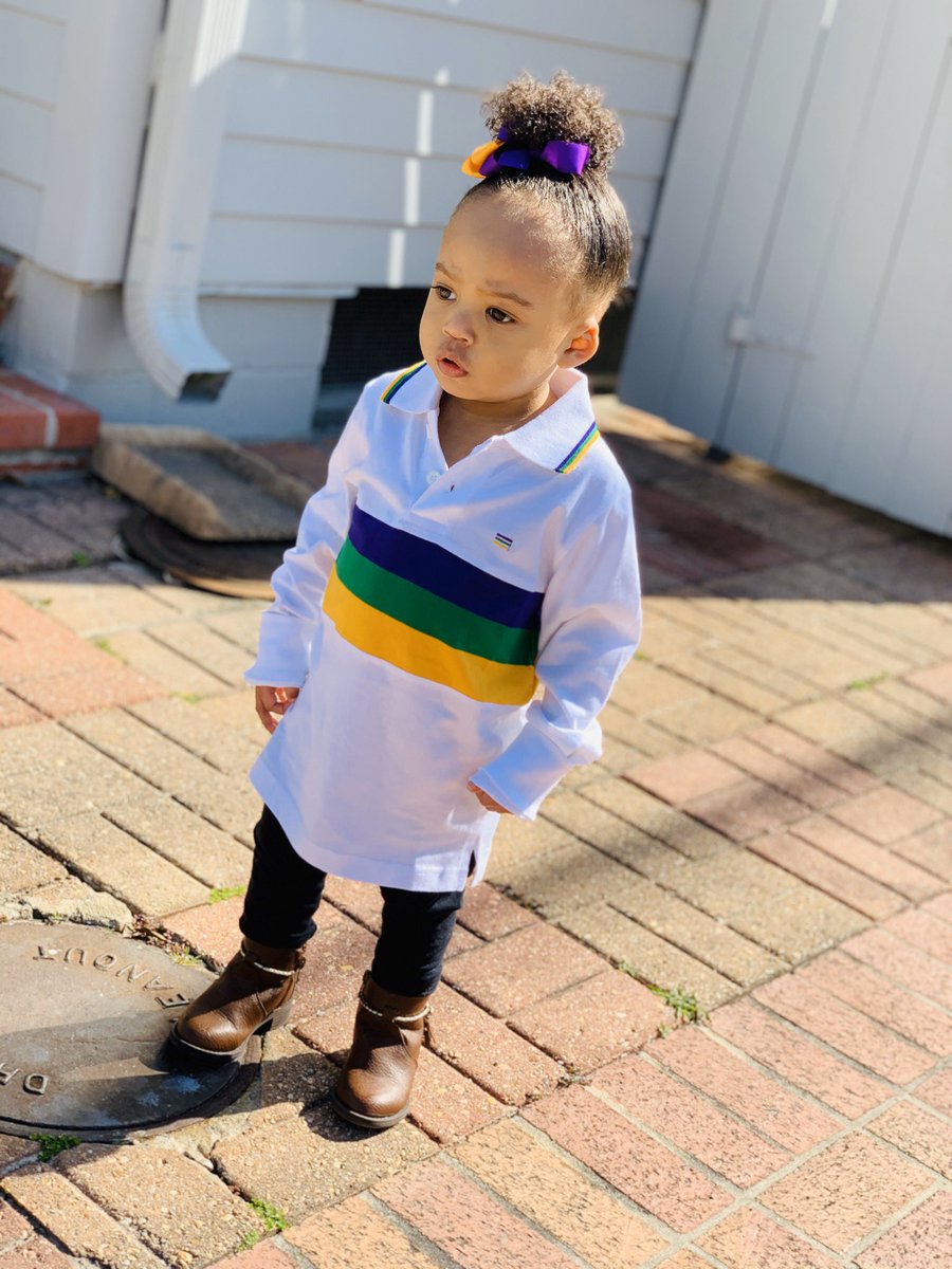 Toddler Street Style #HailToth  #MardiGras EditionNew Orleans, LA2.23.20