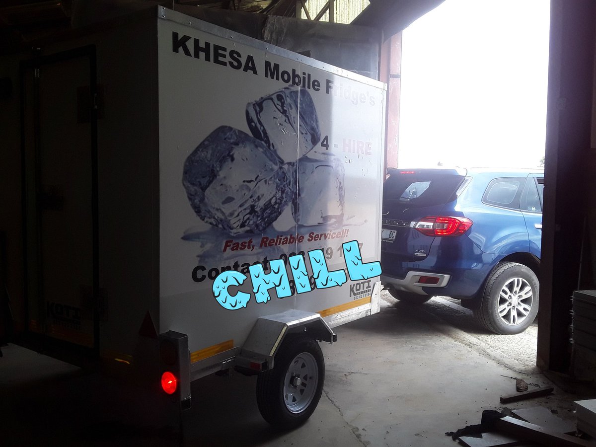 KotiTrailers's tweet photo. 2020Feb Month End SPECIAL #MobileFridge...Leverage the BEST #KotiTrailers
Mobile Chiller/Fridge Priced at R41500, normal price is R43500
-Mobile Freezer at R45500
Enquiries on:
Cell; 0836238584 & WhatsApp
-Trailer Chassis Galvanised
-Logbook for Licensing supplied! https://t.co/TQqRIcaJCR
