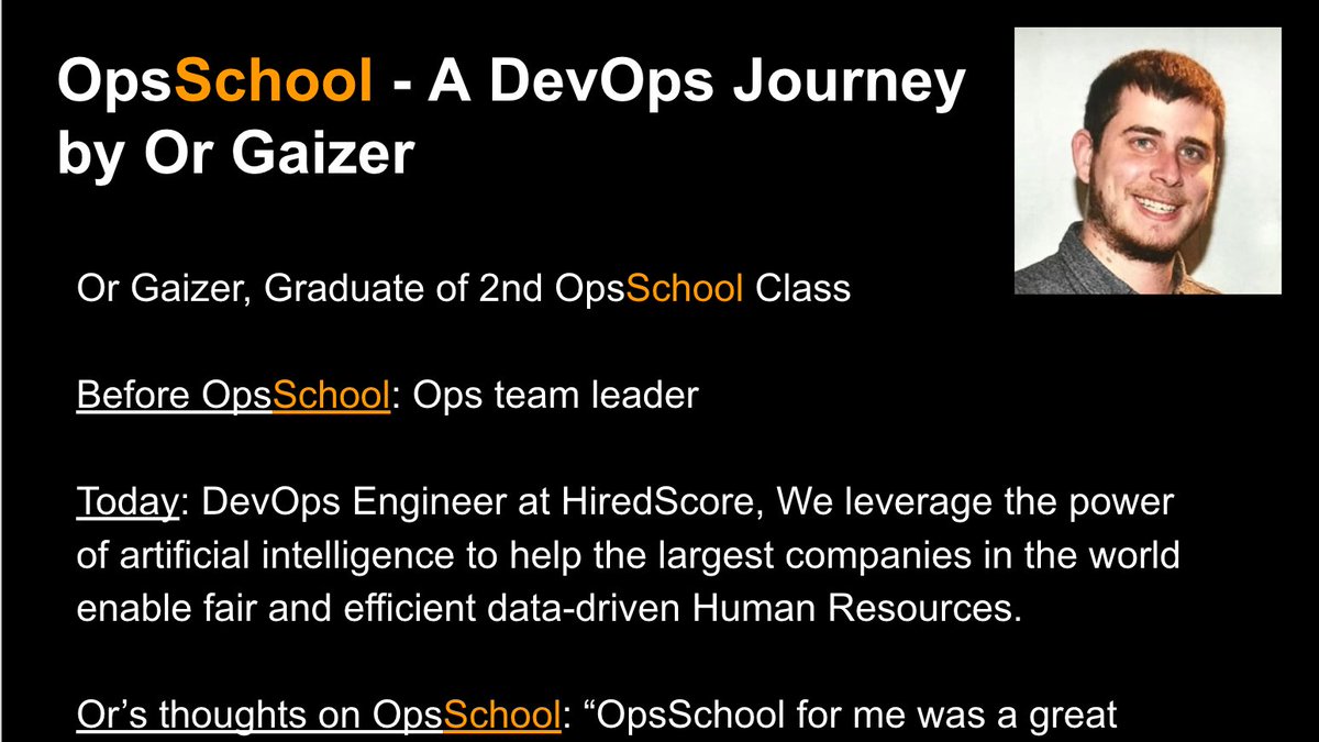 OpsSchool tweet media