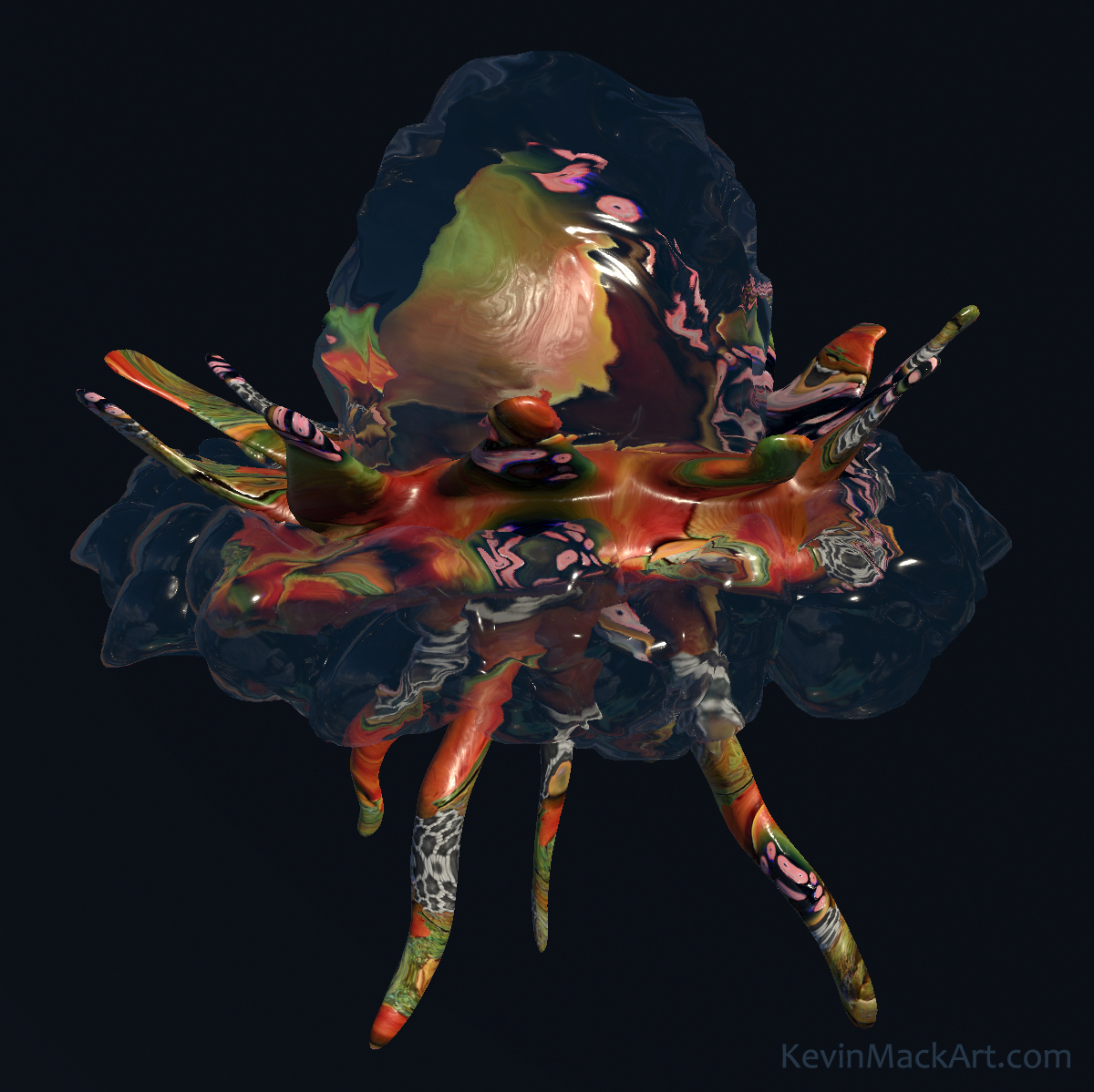 This is Arlene of Anandala. She's an artificial lifeform native to VR. She's self aware and exhibits complex intrinsically motivated behavior. She's very social and expresses herself in her own language.