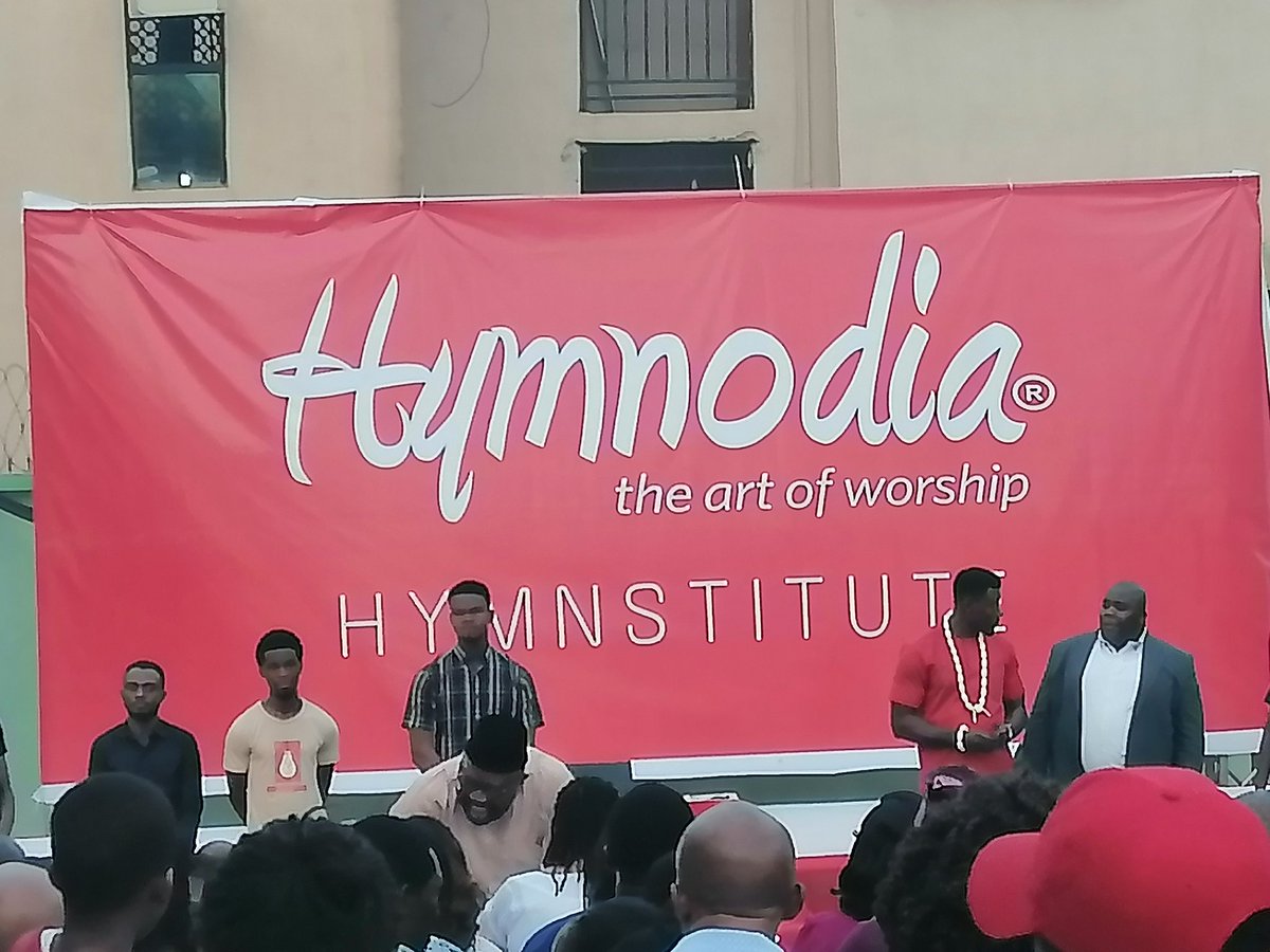 HexalSMS's tweet photo. We are live at @hymnodiahq's #Hymnodia2020 launch. The Hymntestants are now being unveiled.

#Hymns
#Theartofworship https://t.co/lCp22UWoXA