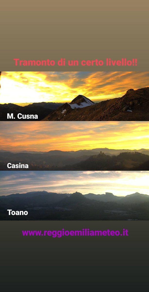 remeteo's tweet photo. Tramonto spettacolare sulla nostra Provincia! Timelapse infuocati dalle nostre webcam che potete visionare qui: https://t.co/HuX4Lzhi6f
#sunset #reggioemiliameteo #meteo #fire https://t.co/WAV0jaRoAu