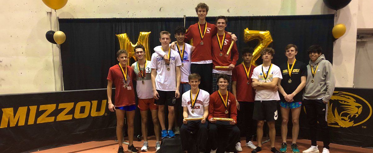 Boys’ 4*800 Results: 
🥇 STL Warriors: 8:14.42
🥈 Nixa TC: 8:33.35
🥉 Eagle Elite TC: 8:35.41