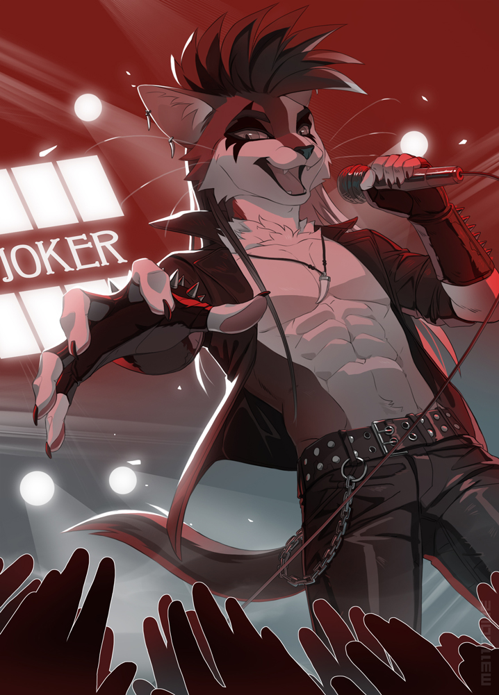 _melloque's tweet image. Art trade with @RayFlamer !🎤