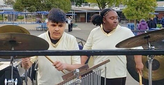 MillikanHSMB's tweet photo. Our #WinterPercussion ensemble took #FLIGHT yesterday at their FIRST comp! An “uplifting” start to the season ahead!! 🙌 https://t.co/26IkrlSarC