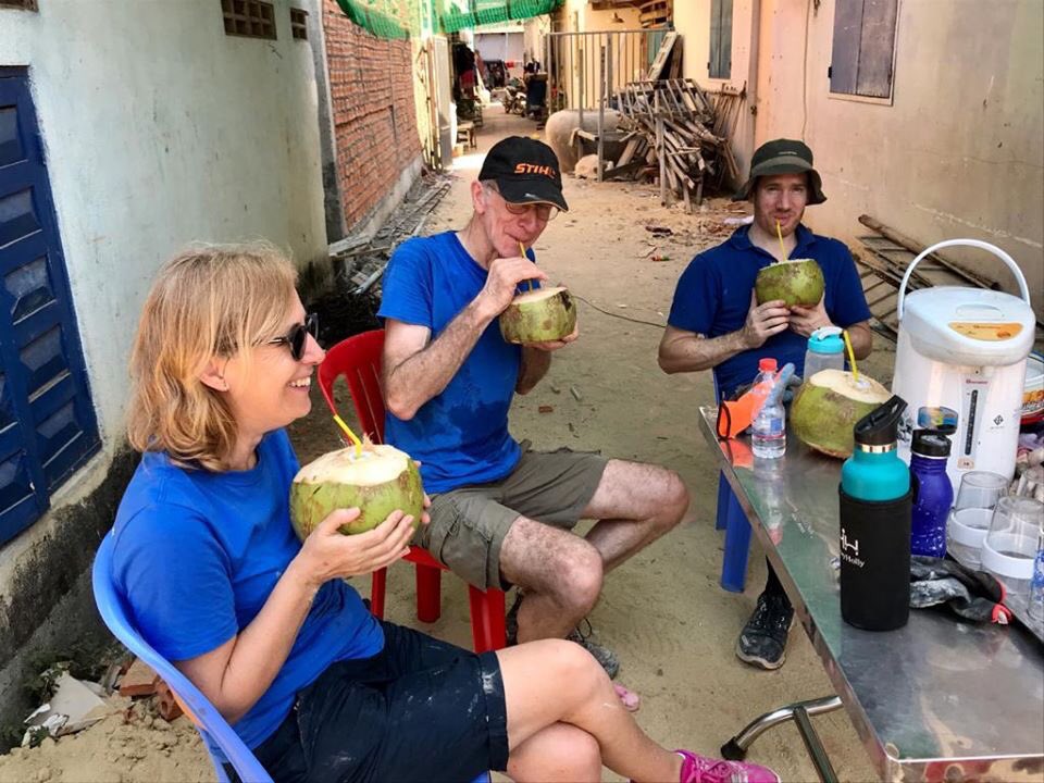 Mission_Direct's tweet photo. Stopping for a break during building work in Cambodia #haveabreak have a fresh prepared coconut #volunteeringfun #notallwork https://t.co/e4E6j21lxD