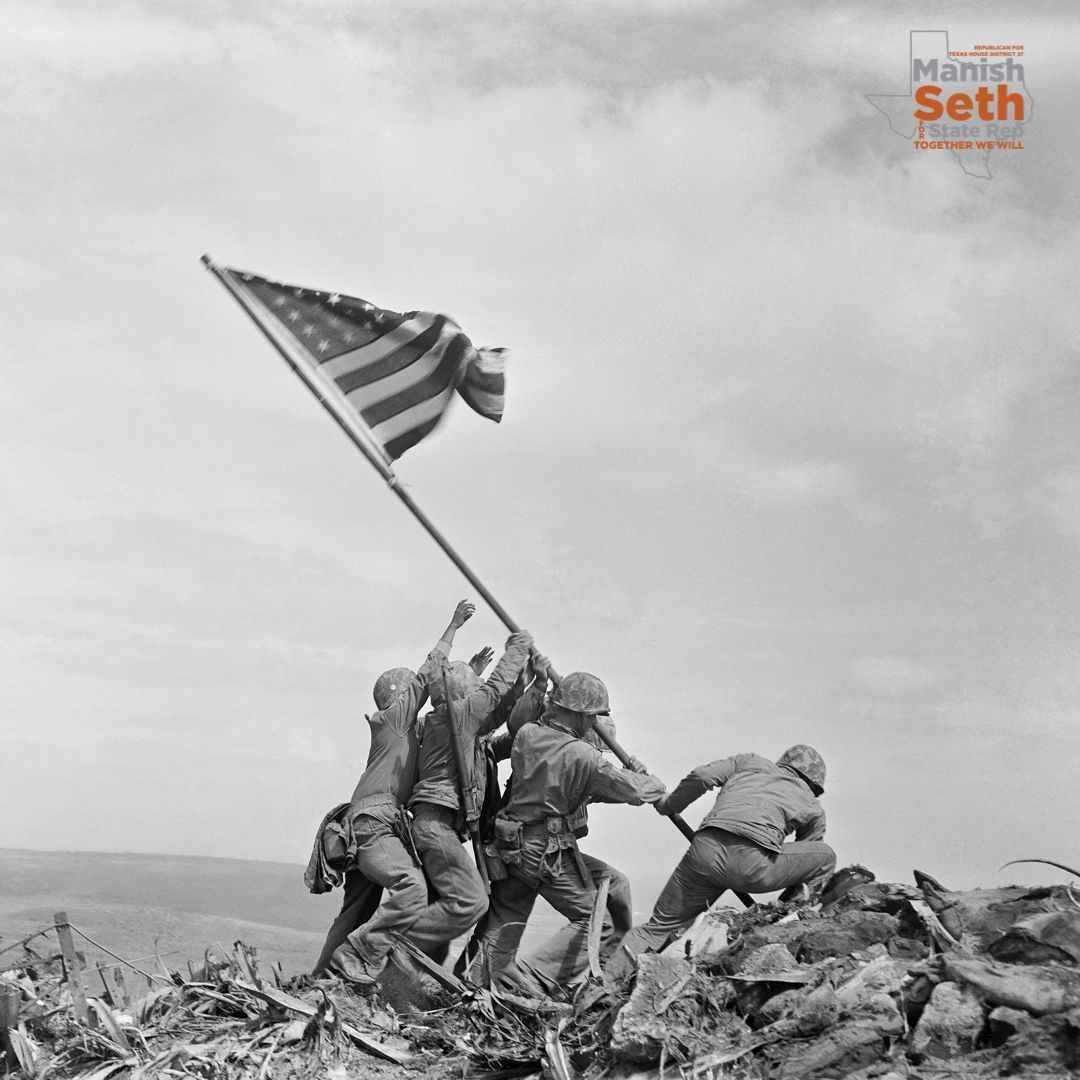 seth4state's tweet photo. 75 yrs ago today. In remarks to Iwo Jima survivors in the WH on the 40th anniversary, Reagan said, “(this photo) remains a beacon, indeed a birthright, for America's young people and for every future American.” #TogetherWeWill #NeverForget #IwoJima #WorldWarII #GreatestGeneration https://t.co/2VBVstTiOs