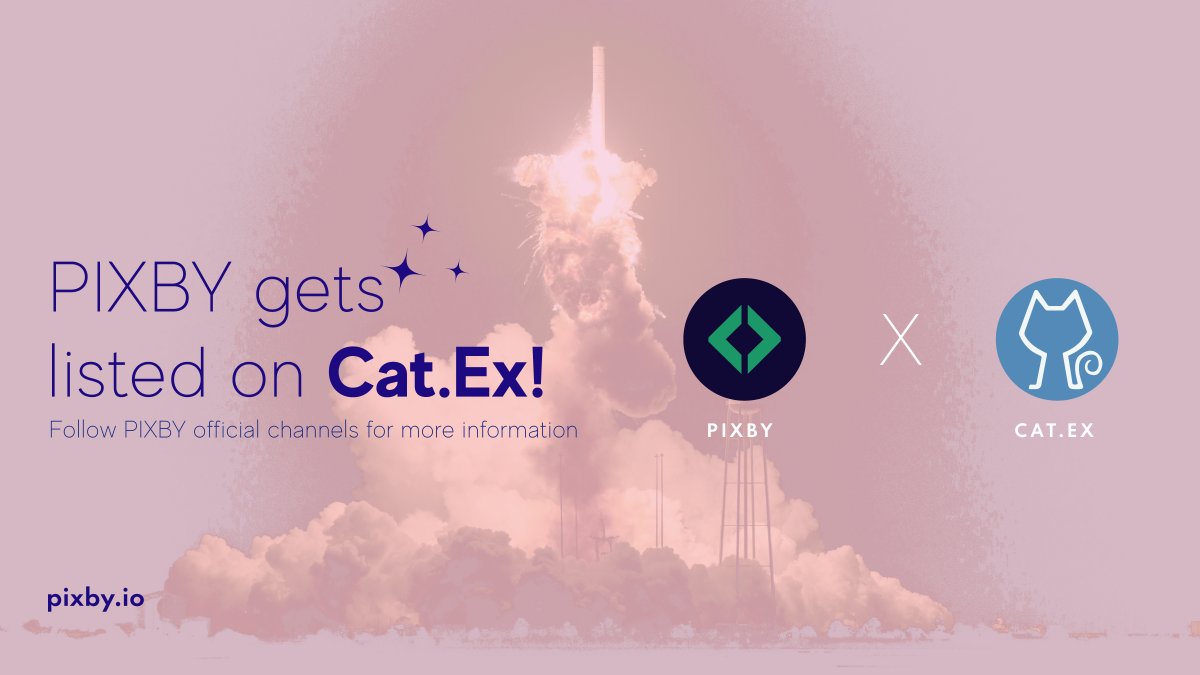 PixbyToken's tweet image. $PIXBY token gets listed on Cat.Ex!🚀

We thank everyone for being confident in our project and voting for us. 

Kindly follow our official channels for additional information about the listing.

#blockchain #crypto #pixby #btc #eth #Crypto 

@cctip_io airdrop 150000 PIXBY 2100