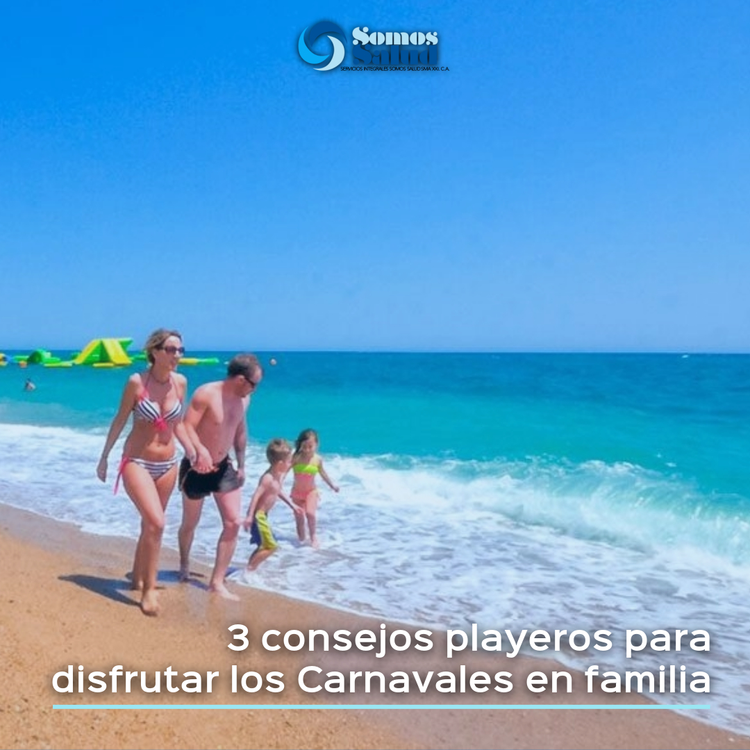 somossaludsma's tweet photo. Cada año en la temporada de #Carnaval, muchas familias visitan la #playa. Si eres de los que gusta disfrutar del mar, aquí te compartimos 3 tips para que tú y tu familia disfruten sanamente: https://t.co/H3mH0h8zjl #23Feb #FelizDomingo #TipsSS #Carnavales2020 #SomosSaludSMA https://t.co/0ZFXbyrgB4