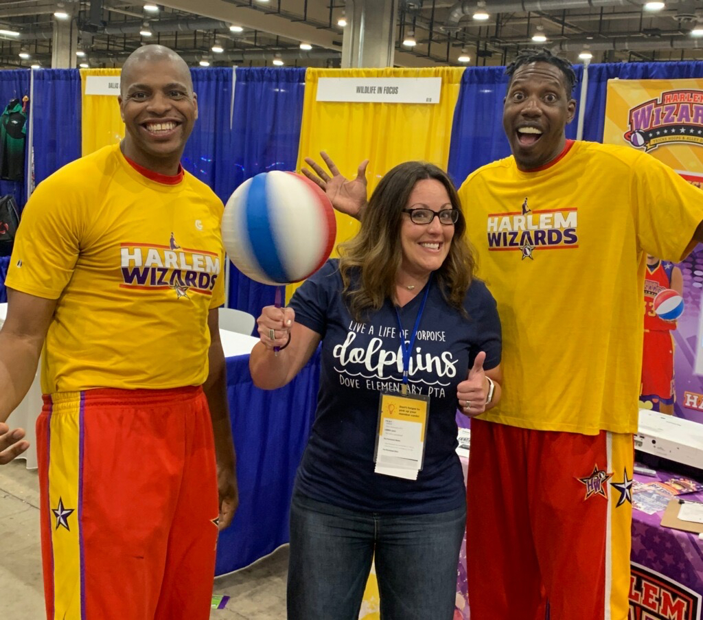 Next Sunday the GCISD All-Stars take on the <a href="/Harlemwiz/">#IAMOLUBABS</a>
in a one-of-a-kind, family-fun, PTA fundraiser. Come out and support Mrs. Landrum and all of our all-stars. If you buy your tickets today, we will guarantee four extra slam dunk trick shots! 🏀🏀🏀🏀 dovepta.org/wizards