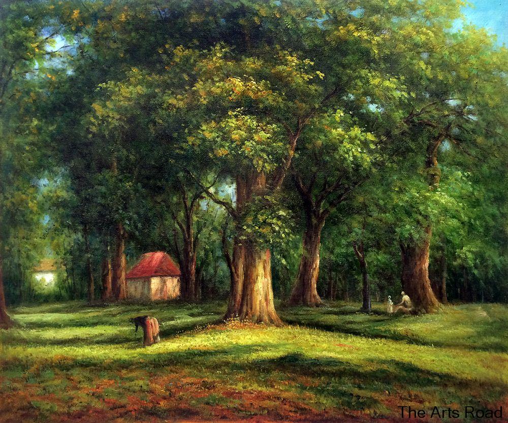 Mountains and forest oil paintings my-artwork.com/oil-paintings/…