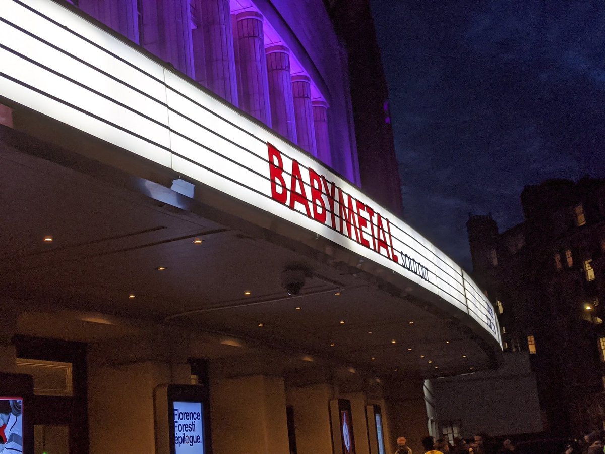 FrooRocks's tweet photo. This should be fun tonight 🤘🤘

#BABYMETAL #hammersmith https://t.co/qbTOp93vAm