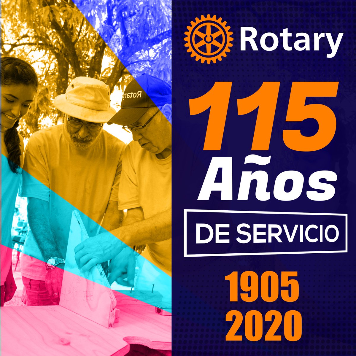 Un 23 de febrero de 1905 nace Rotary con la visión de un hombre, Paul Harris, abogado de Chicago quien fundó el Club Rotario de Chicago con el propósito fue formar un círculo de profesionales dedicados a diversos campos con miras a propiciar el intercambio de ideas y la amistad