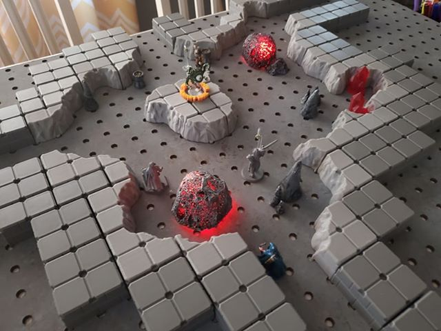BattleboardGame's tweet photo. Was sent these wonderful images from one of our customers, Jacob K., featuring the cavern set. Looks like a great game night guys! Thanks for sharing! 

#tabletopgaming #dungeonsanddragons #dnd5e
See more at https://t.co/4angzGySCy https://t.co/i6LTOf4BKY