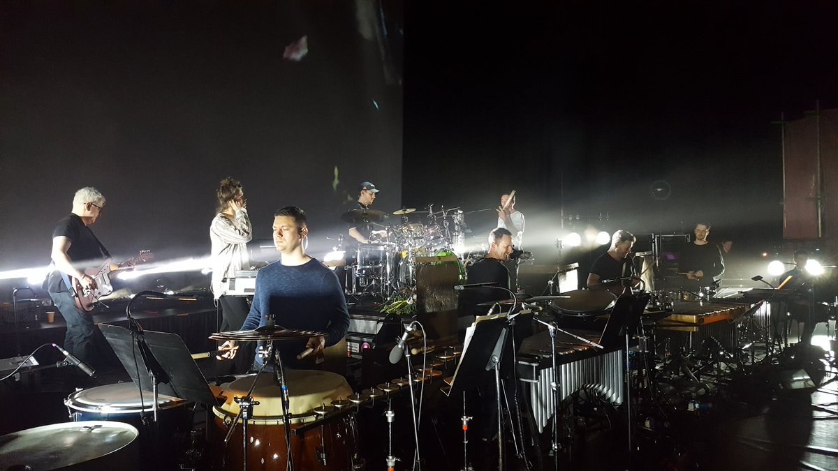 These boys make some noise - but it sounds amazing! Less than 2 hours to show time...