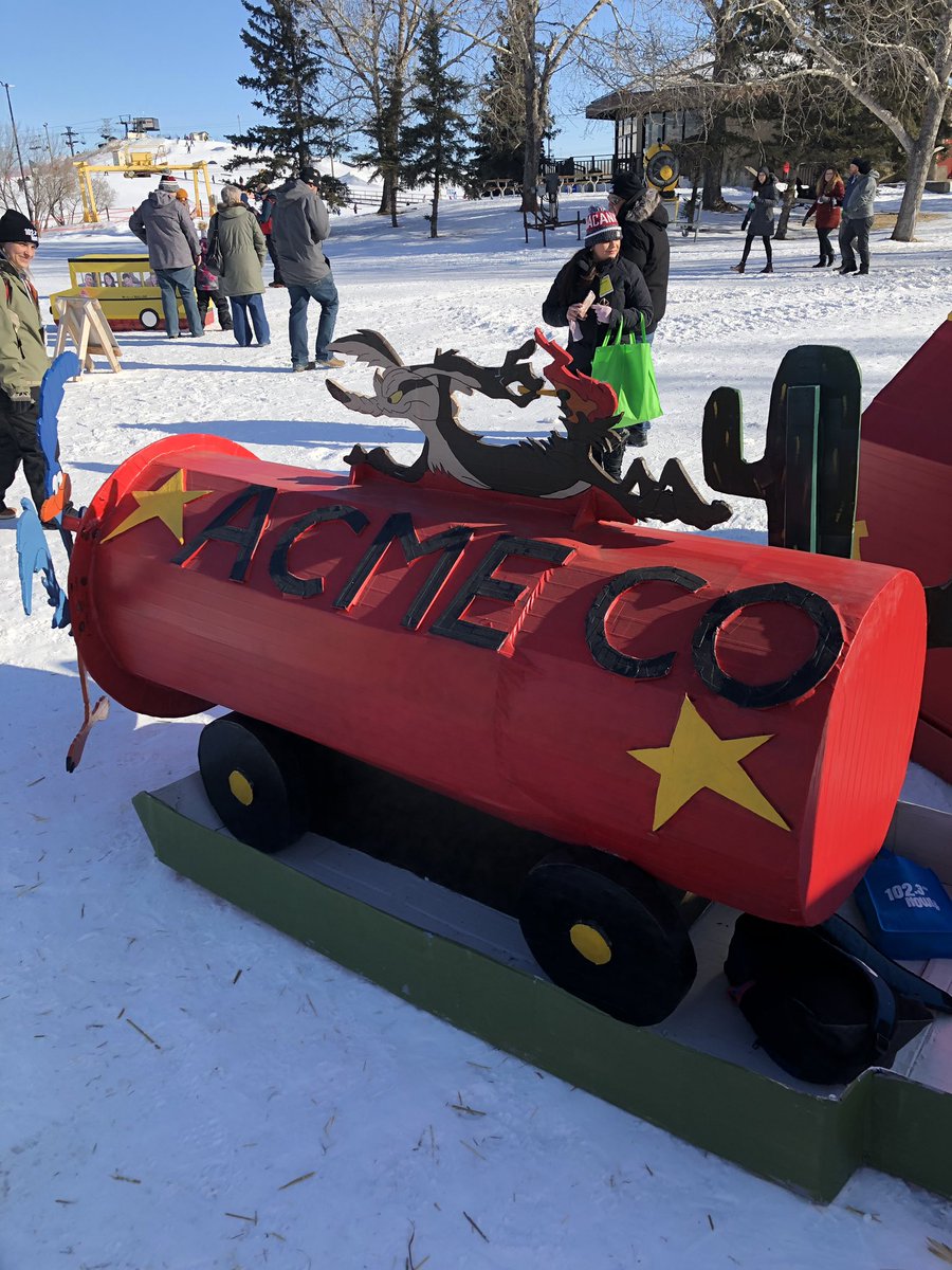 adammckale's tweet photo. The Cardboard Cup goes at Noon today at Sunridge! Here’s some entries so far!! https://t.co/b7RYMsiCCJ
