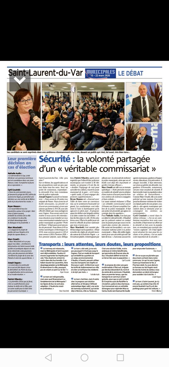 Cyril_Cousinie's tweet image. Bonjour à tous,
Retour sur les articles suite au débat, diffusés avec l'autorisation du groupe Nice-Matin @nice_matin que je remercie. Cela vous permet de faire un bon tour d'horizon des différentes propositions des candidats.
A+ 😉