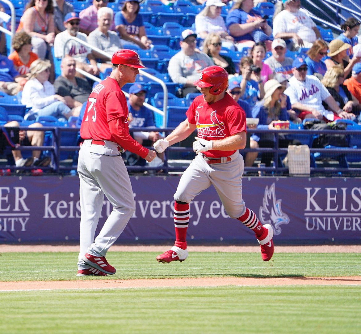 Cardinals's tweet photo. The first Bader 💣 of 2020! https://t.co/nPN4QSLMWF