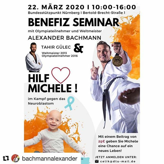 Starke Worte unseres Olympiateilnehmers @bachmannalexander ・・・
Der Sport hat eine enorm große Kraft, die wir nur gemeinsam bündeln und anwenden müssen. Wenn ich mit meiner Leidenschaft Taekwondo einem kleinen krebskranken Jungen die Chance auf ein ne… ift.tt/32mqba8