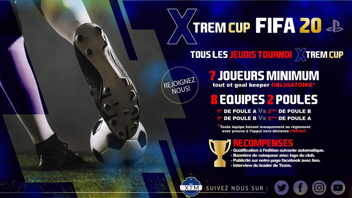 Nous avons le plaisir de participer a la 6 ieme edition du tournoi organiser par <a href="/xtrem_esport/">xTrem eSport</a> 🔴🔘🔴👊