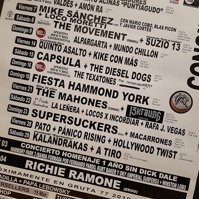 Hoy!! SUPERSUCKERS + MACARRONES!!