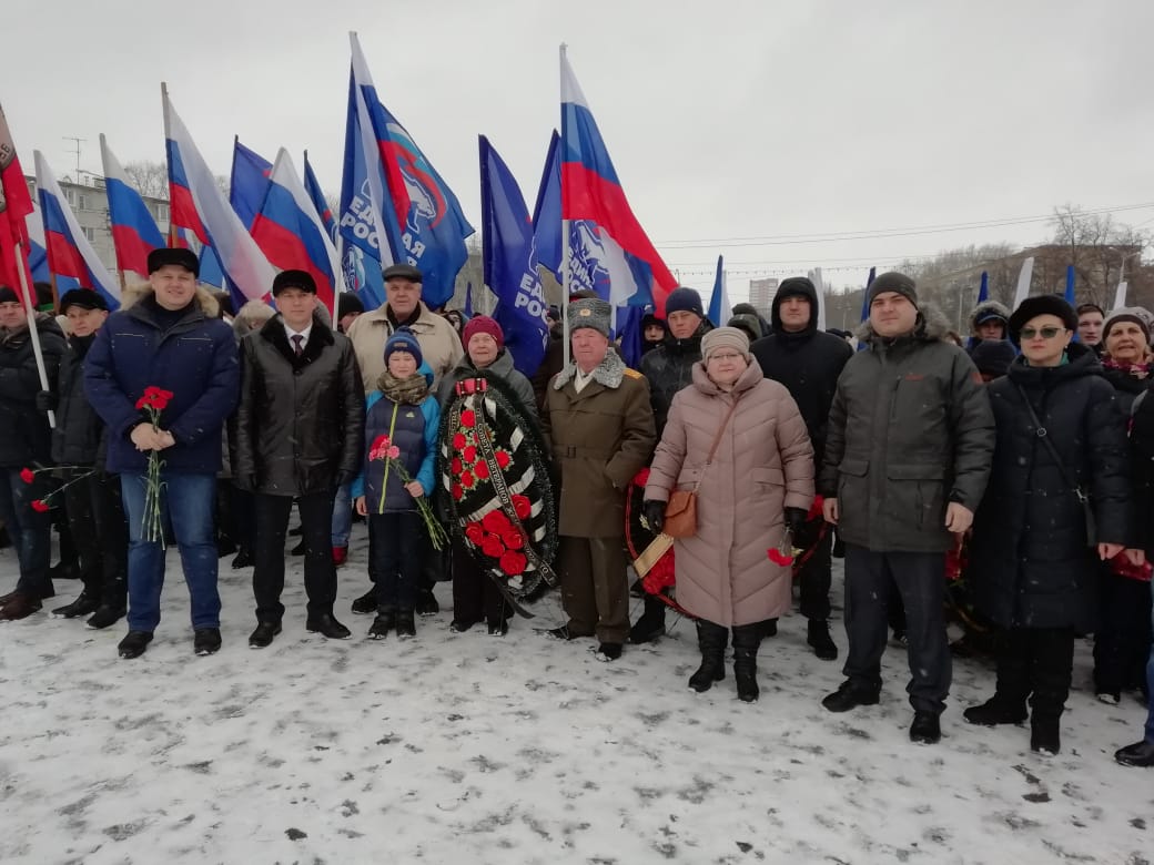 С ДНЁМ ЗАЩИТНИКА ОТЕЧЕСТВА!
23 февраля прошла торжественная церемония возложения венков у монумента «Воинской и трудовой Славы».
Руководители учреждений культуры г. Пензы приняли участие в митинге. Участники церемонии почтили память воинов, выполнивших свой долг перед Отечеством.