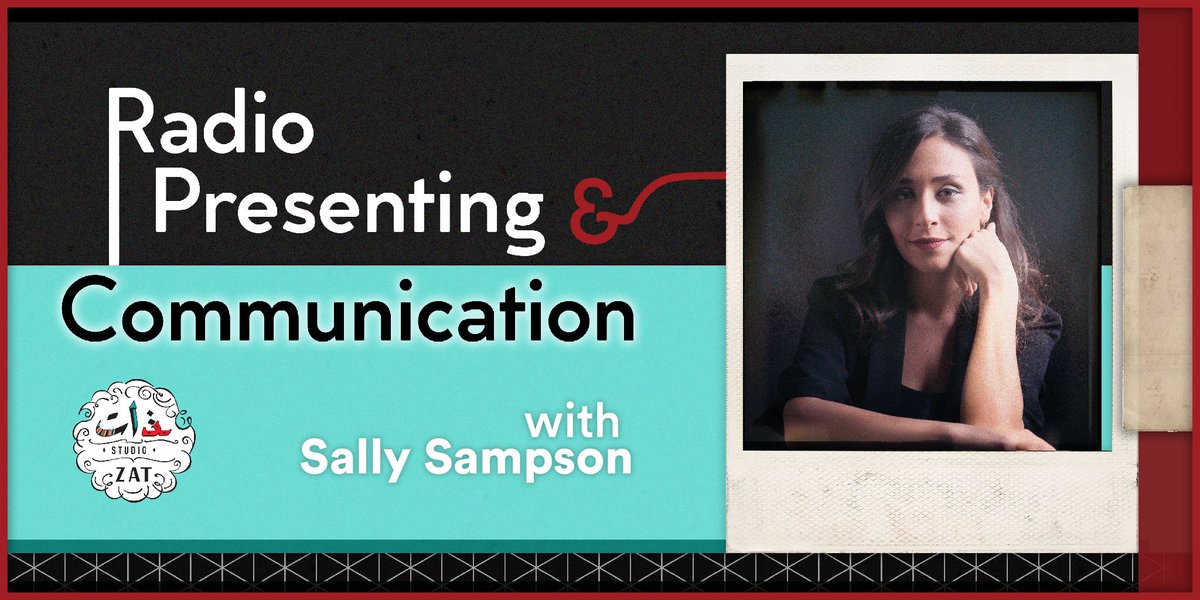 StudioZAT's tweet photo. New Workshop Alert, 
For the first time, Radio Presenting and Communication with Sally Sampson. For workshop details and application: https://t.co/sAptcttHEG https://t.co/sqyciaXyix