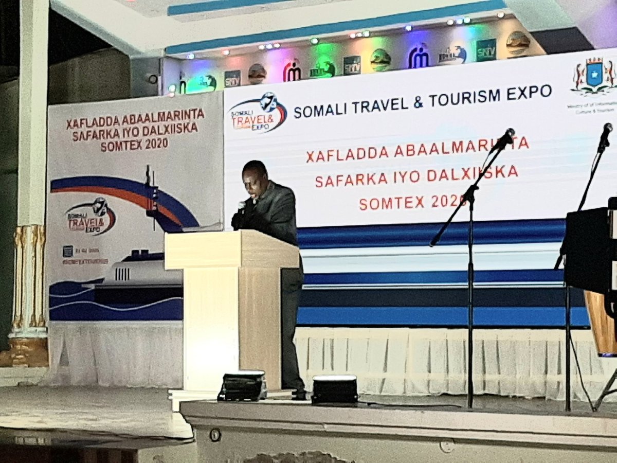 "Besides the 3-decade chaos in our country, As SATTA, we always strive to ensure that Somali citizens stay connected to the world by giving them access to travel" Ali Ahmed, Chairman of #SATTA #SOMTEX2020