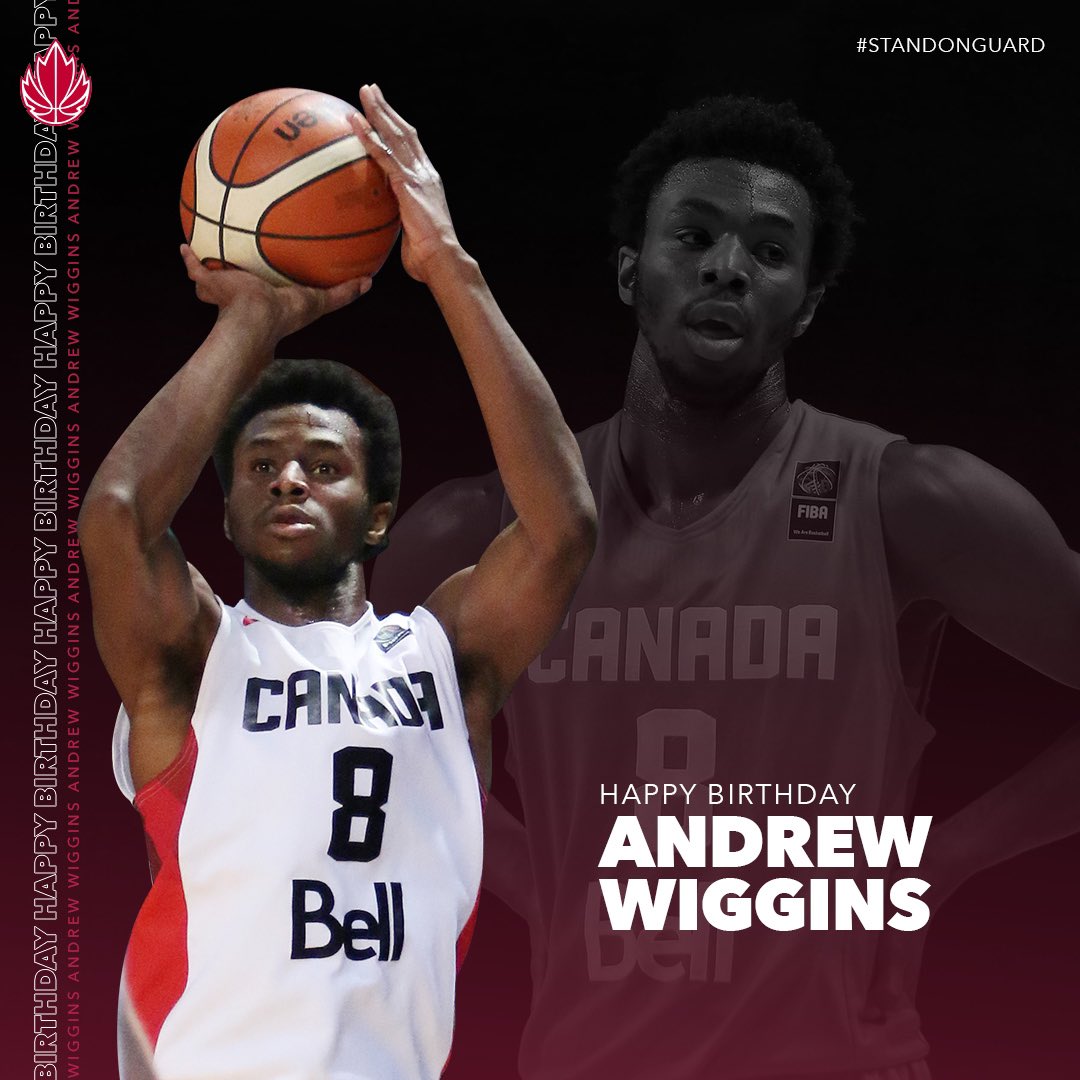 Happy 25th Birthday to Andrew Wiggins       