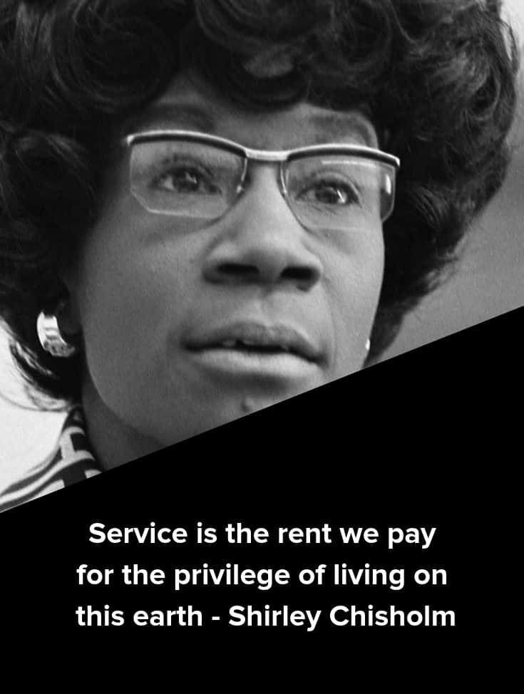 YWCANV's tweet photo. Shirley Chisholm was the first African American woman in Congress and the first woman and African American to seek the nomination for president of the United States from one of the two major political parties. She served seven terms in the U.S. House of Representatives. https://t.co/FkbtJEtfhl