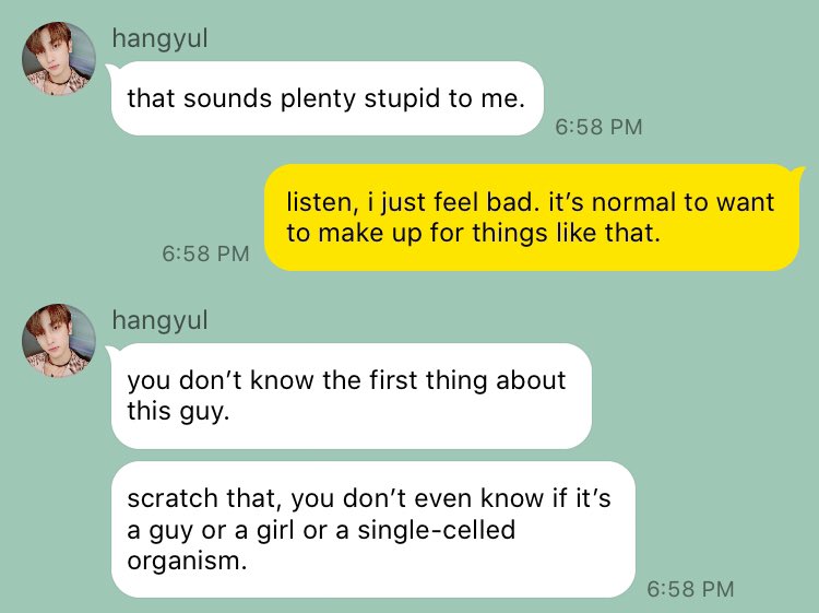 ➳ hangyul thinks it’s stupid.