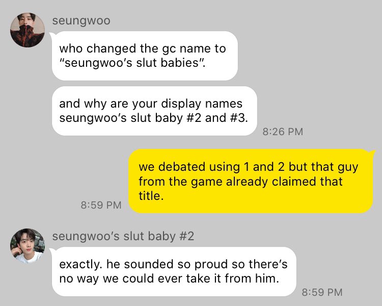 ➳ seungwoo can’t stand his friends.