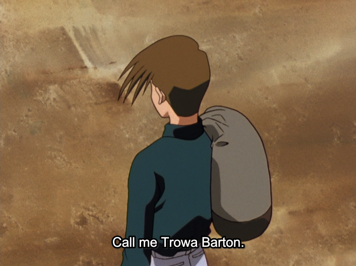 That's a first and last name, Trowa. *sigh*