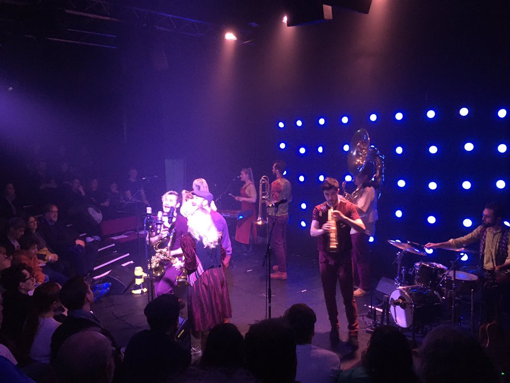 teppeikatori's tweet photo. A magical night with #NearlyHuman by #PerhapsContraption at #VAULTFestival! Powerful and tight, entertaining and thoughtful, we are totally enjoyed! Hope to see them again ✨ #VAULTFestival2020 @VAULTFestival @PerhapsContrap https://t.co/qm4YSppU4K
