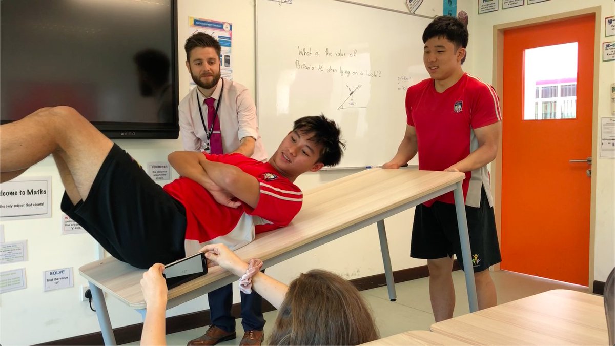 ISPMaths's tweet image. Our Year 13 Students investigating the Coefficient of Friction.