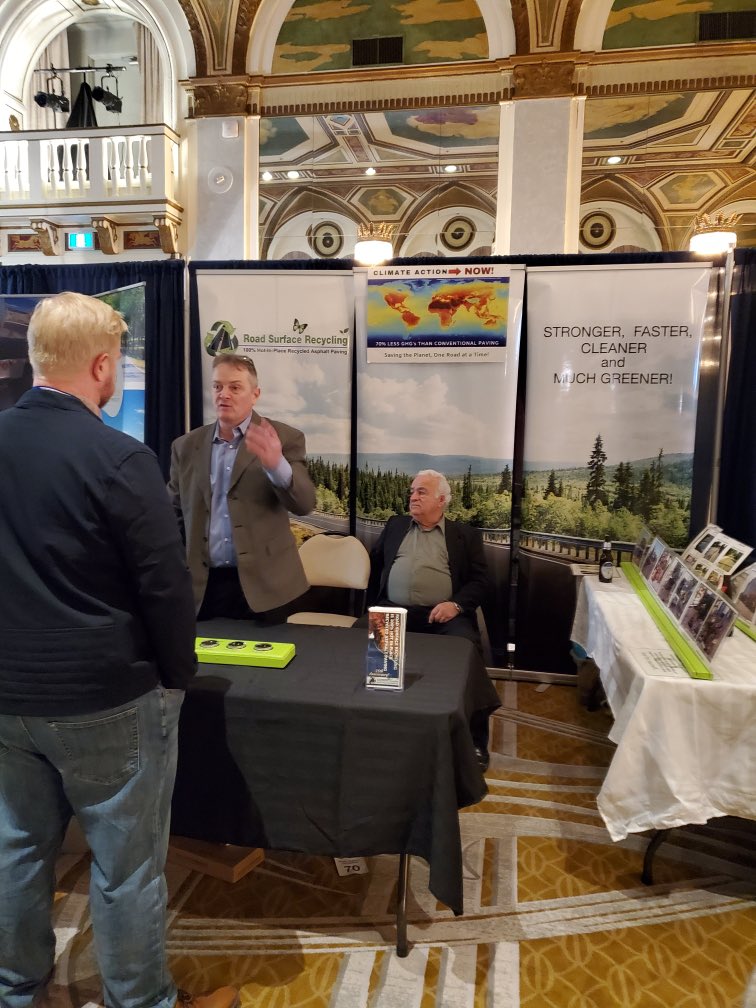 JennLee333's tweet photo. Stop in at booth #70 to learn more about 100% Hot In-place Recycling! #OGRA2020 #Municipales2020 #HIR https://t.co/bvYMiiz7m8