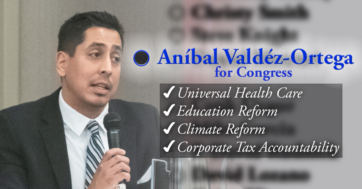 AVOrtega3's tweet photo. We don't need corporate Democratics or rubber-stamp Republicans for #CA25. We need change for the people. We need to make the lives of people better. https://t.co/DMsA1lfPMJ