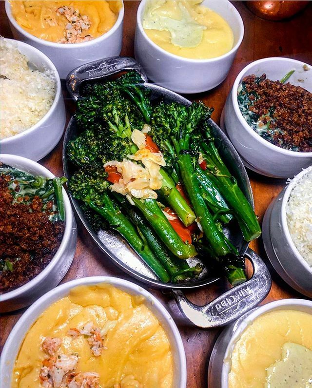 Everyone needs a side kick 😉 #Stripsteak #Craveable #Broccolini #whippedpotatoduo #TruffleMacAndCheese #Creamedspinach #MichaelMina 📸cred: <a href="/local/">enemenemeck</a>.livin ift.tt/37RXgeX